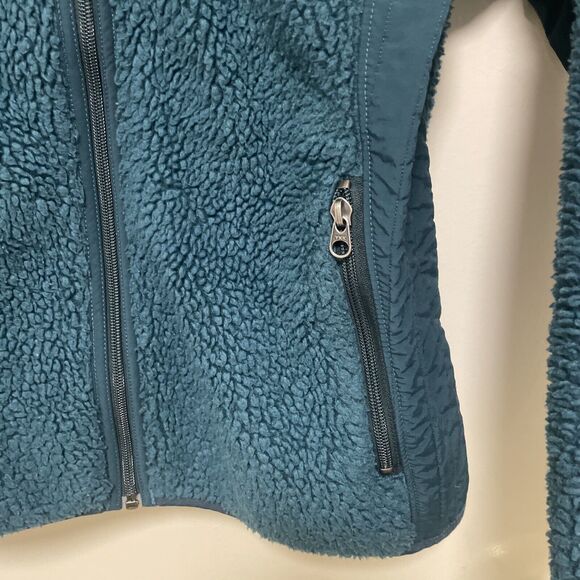 Patagonia Synchilla Fleece Full Zip Jacket Women’s Green Long Sleeve Size Small - Picture 2 of 15